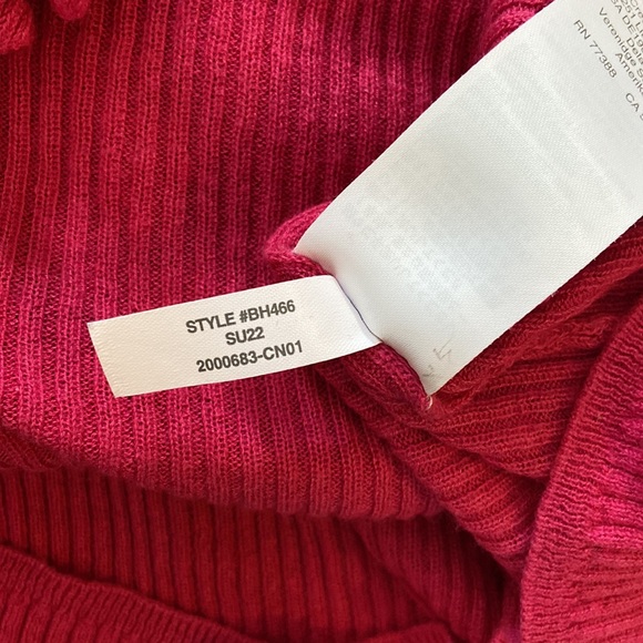 J Crew Silk/Cashmere Blend Ruffle Crop Button Front Short Sleeve Cardigan - Picture 6 of 10